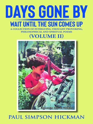cover image of Days Gone By, Volume II